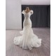 Custom Made Mermaid Wedding Dress Off Shoulder Bridal Gowns Pearl Vestido De Noival 2024 