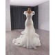 Custom Made Mermaid Wedding Dress Off Shoulder Bridal Gowns Pearl Vestido De Noival 2024 