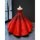 2024 Red Quinceanera Dresses Strapless Sweet 15 16 Dress Women Formal Gowns for Cocktail Birthday Party Dress