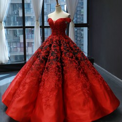 2024 Red Quinceanera Dresses Strapless Sweet 15 16 Dress Women Formal Gowns for Cocktail Birthday Party Dress