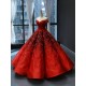 2024 Red Quinceanera Dresses Strapless Sweet 15 16 Dress Women Formal Gowns for Cocktail Birthday Party Dress