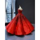 2024 Red Quinceanera Dresses Strapless Sweet 15 16 Dress Women Formal Gowns for Cocktail Birthday Party Dress