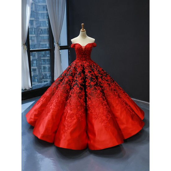 2024 Red Quinceanera Dresses Strapless Sweet 15 16 Dress Women Formal Gowns for Cocktail Birthday Party Dress