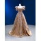 A Line Champagne Party Dresses Customized Homecoming Gowns Occasion Cocktail Dress