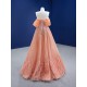 A Line Peach Color Prom Dresses Special Occasion Gowns For Women Formal Party Homecoming Dress 2024