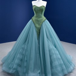 A Line Tulle Prom Dresses Sleeveless Backless Women Formal Party Dress Special Event Evening Gowns