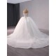 African Style Luxury Ball Gown Wedding Dresses Sleeveless Crystal Bridal Gowns Robe De Marier Sirene