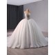 African Style Luxury Ball Gown Wedding Dresses Sleeveless Crystal Bridal Gowns Robe De Marier Sirene