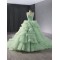 Aquamarine Color Quinceanera Dresses With Tiered Sweet 15 16 Dress For Women Birthday Party Gown