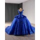 Ball Gown 3D Flower Lace Applique Red Quinceanera Dress Sleeveless Sweet 16 Gown Birthday Vestido De 15 XV Anos