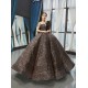 Ball Gown Black Prom Dresses 2024 Robes de Soirr Sleeveless Sequin Prom Evening Gowns Vestido de Festa