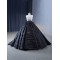 Ball Gown Black Prom Dresses Strapless Wedding Party Gowns Homecoming Dress Formal Women Outfits 2024