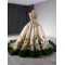 Ball Gown Champagne Quinceanera Dress 3D Flowers Sleeveless Sweet 16 Gowns Birthday Vestidos De 15 XV Anos