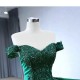 Ball Gown Emerald Green Quinceanera Dresses Off Shoulder Sweetheart Vestido De 15 16 Anos