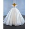 Ball Gown Wedding Dress Off Shoulder White Bride Gown Satin Pearl Vestido de Novia