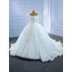 Ball Gown Wedding Dresses Long Sleeves Arabic Bridal Gowns Beading Vestido De Noiva