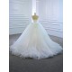 Ball Gown Wedding Dresses Sweetheart Neck Lace Bridal Gowns Off Shoulder Robe De Custom