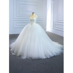 Ball Gown Wedding Dresses Sweetheart Neck Lace Bridal Gowns Off Shoulder Robe De Custom