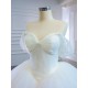 Ball Gown Wedding Dresses Sweetheart Neck Lace Bridal Gowns Off Shoulder Robe De Custom