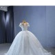 Ball Gown White Wedding Dresses Cape Sleeve Wedding Bridal Gowns Vestidos De Noiva