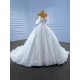 Beading Wedding Dress Strapless Pearl Vestidos De Novia Bridal Gowns Floor Length Ball Gown