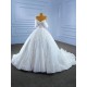 Beading Wedding Dress Strapless Pearl Vestidos De Novia Bridal Gowns Floor Length Ball Gown