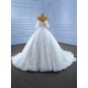 Beading Wedding Dress Strapless Pearl Vestidos De Novia Bridal Gowns Floor Length Ball Gown