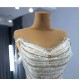 Beading Mermaid Wedding Dresses White Princess Bride Gown Vestido De Noiva