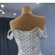 Beading Mermaid Wedding Dresses White Princess Bride Gown Vestido De Noiva