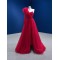 Burgundy Mermaid Long Dubai Arabia Evening Dresses 2024 For Women Wedding Party Elegant Gowns Vestido De Gala