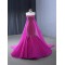 Cape Red Violet Prom Evening Dresses Beading Formal Party Gowns Women Wedding Banquet Dress