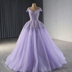 Cape Sleeve Lavender Evening Dress For Women Elegant A Line Long Prom Party Gowns Vestidos De Fiesta Formal