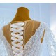 Cape Sleeve Wedding Dress Classic Bridal Gowns Princess Bride Gown Vestido De Noiva