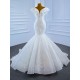 Cape Sleeve Wedding Dresses For Woman Lace Appliques Bride Gowns Print Embroidery Pleat Dress Robe