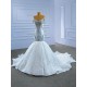 Crystal Mermaid Wedding Dresses Off Shoulder Bridal Gown Floor length Bride Dresses Vestidos De Novia