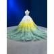 Custom Made Multi Party Gowns Tiered Prom Dresses A Line Spaghetti Strap Women Formal Homecoming Dress