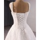 Customized Spaghetti Strap Wedding Dresses Elegant Sequin Bridal Dress Sleeveless Vestidos De Novia