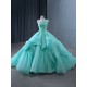 Customized Aqua Blue Prom Dresses Sleeveless Formal Party Evening Dress Special Occasion Gowns