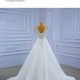 Customized Beading Wedding Dresses A Line Sleeveless Strapless Bride Gown