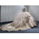 Customized Luxury Off Shoulder Ball Gown Pink Quinceanera Dress 2024 Princess Pearl Vestidos De 15 Anos