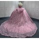 Customized Pink Ball Gown Princess Quinceanera Dresses 2024 Sweetheart Girls Birthday Party Dress For Sweet 15 16