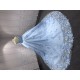 Customized Sky Blue Quinceanera Dresses Flowers Appliques Sweetheart Ball Gowns Princess Vestidos De 15 Anos