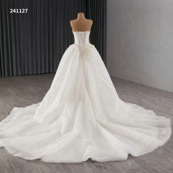 Detachable Sleeve Wedding Dress Sleeveless Bridal Gowns 2024 Princess Bride Gown Vestido De Noiva