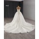 Detachable Sleeve Wedding Dress Sleeveless Bridal Gowns 2024 Princess Bride Gown Vestido De Noiva