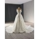 Detachable Train Mermaid Wedding Dress For Woman 2024 Sleeveless Elegant Open Back Bridal Gowns