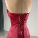 Exquisite Burgundy Mermaid Prom Dresses For Black Girl Sleeveless Evening Dresses Ruffled Birthday Party Gowns