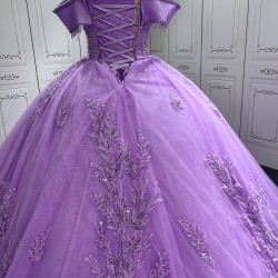 Exquisite Lilac Princess Quinceanera Dress 2024 Sweet 16 Sweetheart Ball Gown Vestidos De 15 Anos