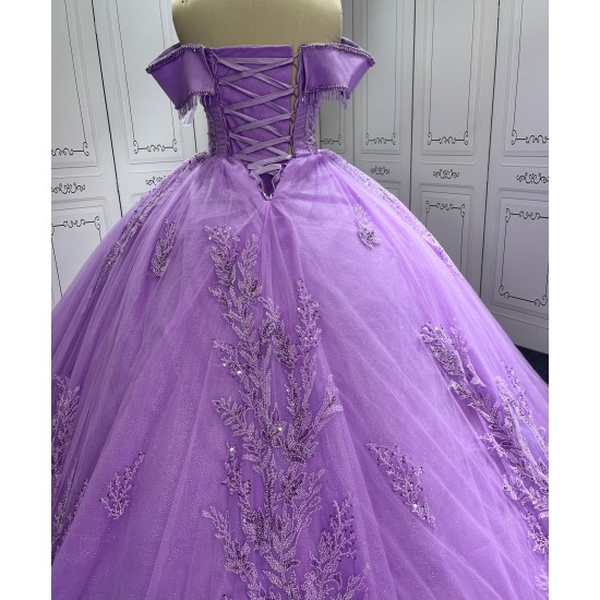 Exquisite Lilac Princess Quinceanera Dress 2024 Sweet 16 Sweetheart Ball Gown Vestidos De 15 Anos