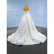 Fashion Sleeveless Wedding Dress 2024 New Lace Two In One Elegant Plus size Vestido De Noiva Korean Bride Gown