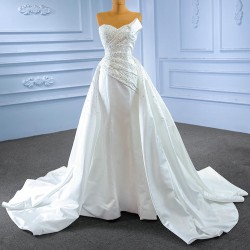 Fashion Sleeveless Wedding Dress 2024 New Lace Two In One Elegant Plus size Vestido De Noiva Korean Bride Gown